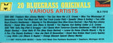 Various : 20 Bluegrass Originals (Cass, Comp)