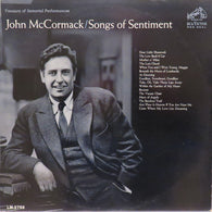 John McCormack (2) : Songs Of Sentiment (LP, Comp, Mono)