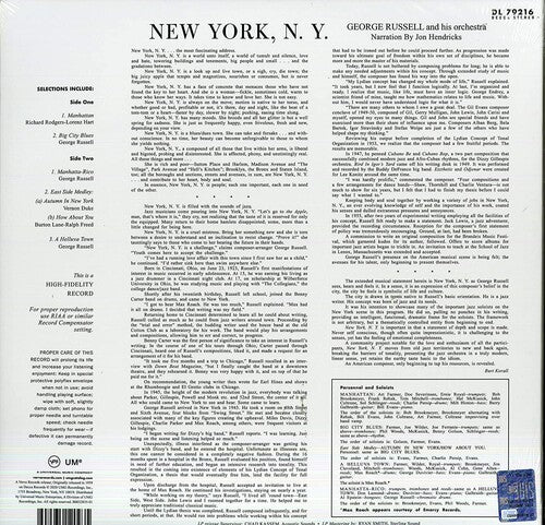 George Russell - New York, NY (LP Vinyl)