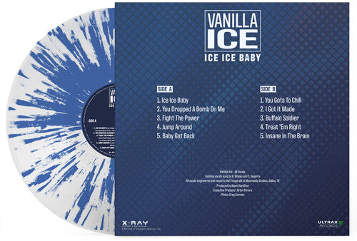 Vanilla Ice - Ice Ice Baby (Limited Edition White and Blue Vinyl)