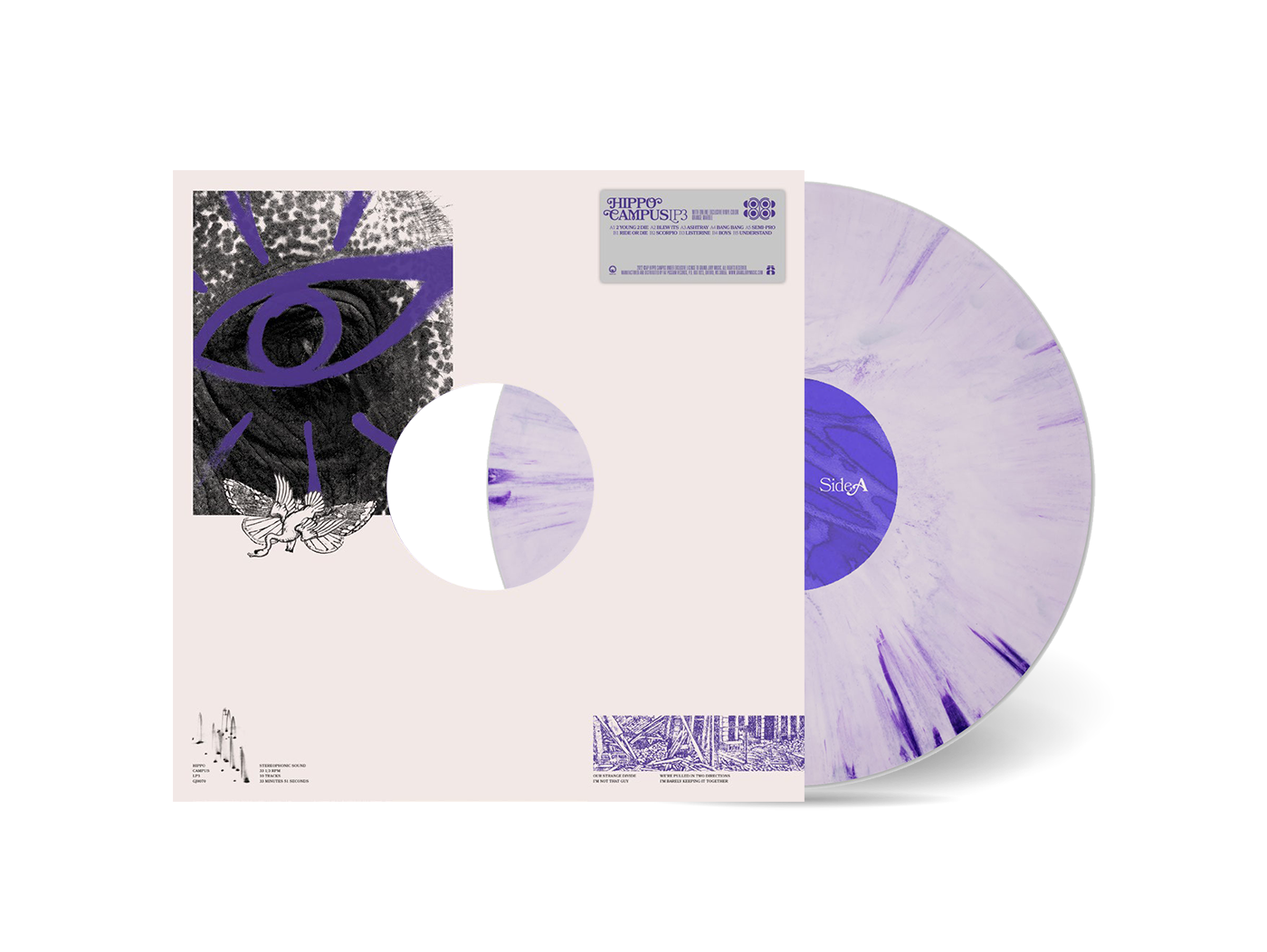Hippo Campus - Lp3 (Indie Exclusive, Clear Purple Vinyl)
