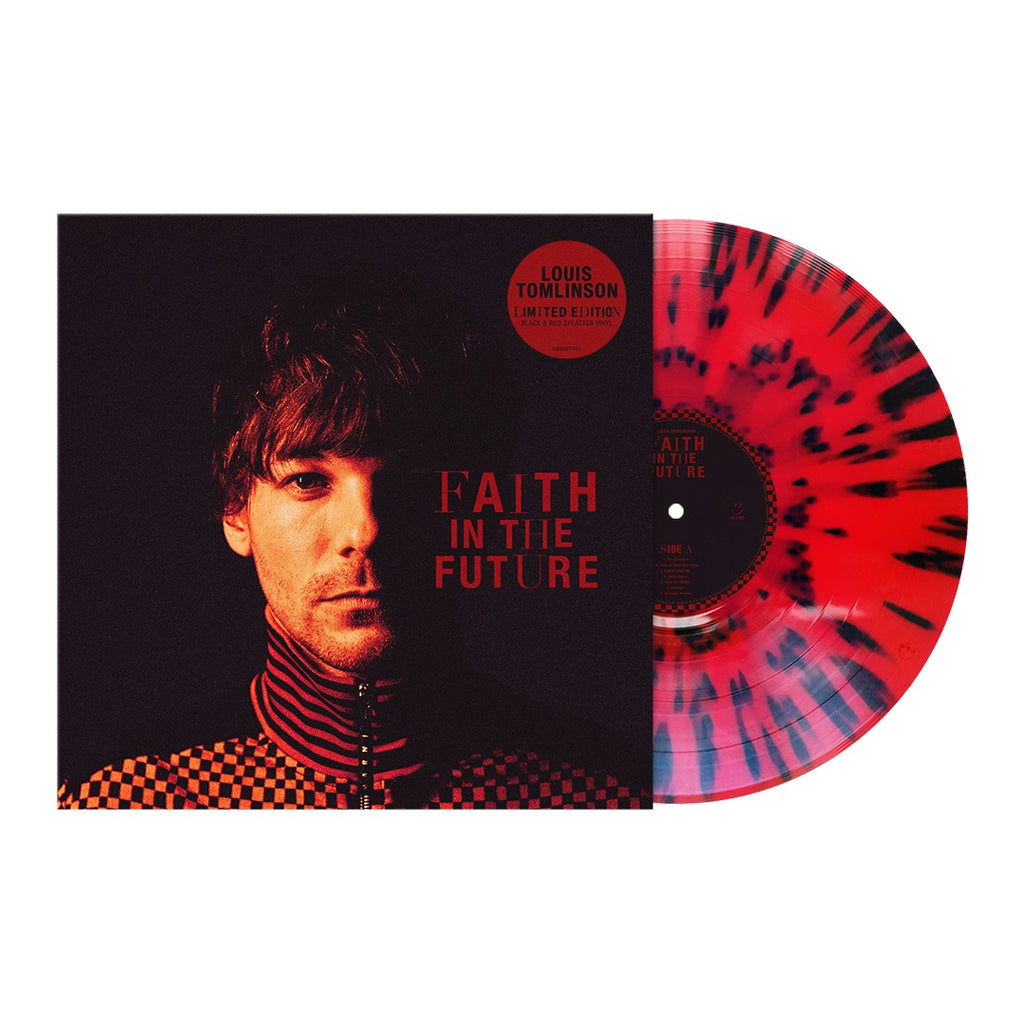 Louis Tomlinson - Faith In The Future (Indie Exclusive, Red & Black  Splatter Vinyl)