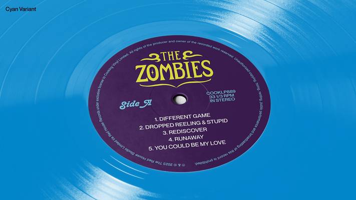 The Zombies - Different Game (Indie Exclusive, Cyan Blue LP Vinyl) 711297538984