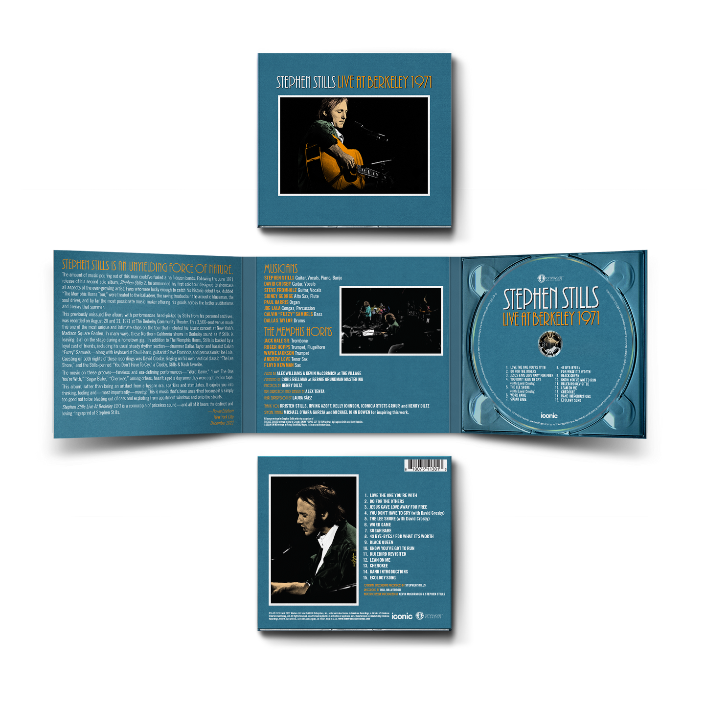 Stephen Stills - Live At Berkeley 1971 (CD) UPC: 810075113013