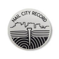 Nail City Record Logo Circle Sticker