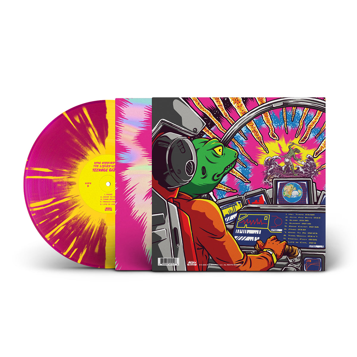 King Gizzard & The Lizard Wizard – Teenage Gizzard (yellow and pink splatter)
