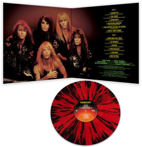 Warrant - Greatest & Latest (Red & Black Splatter)