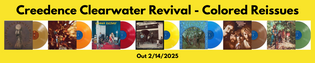 Creedence Clearwater Revival Colored Reissues