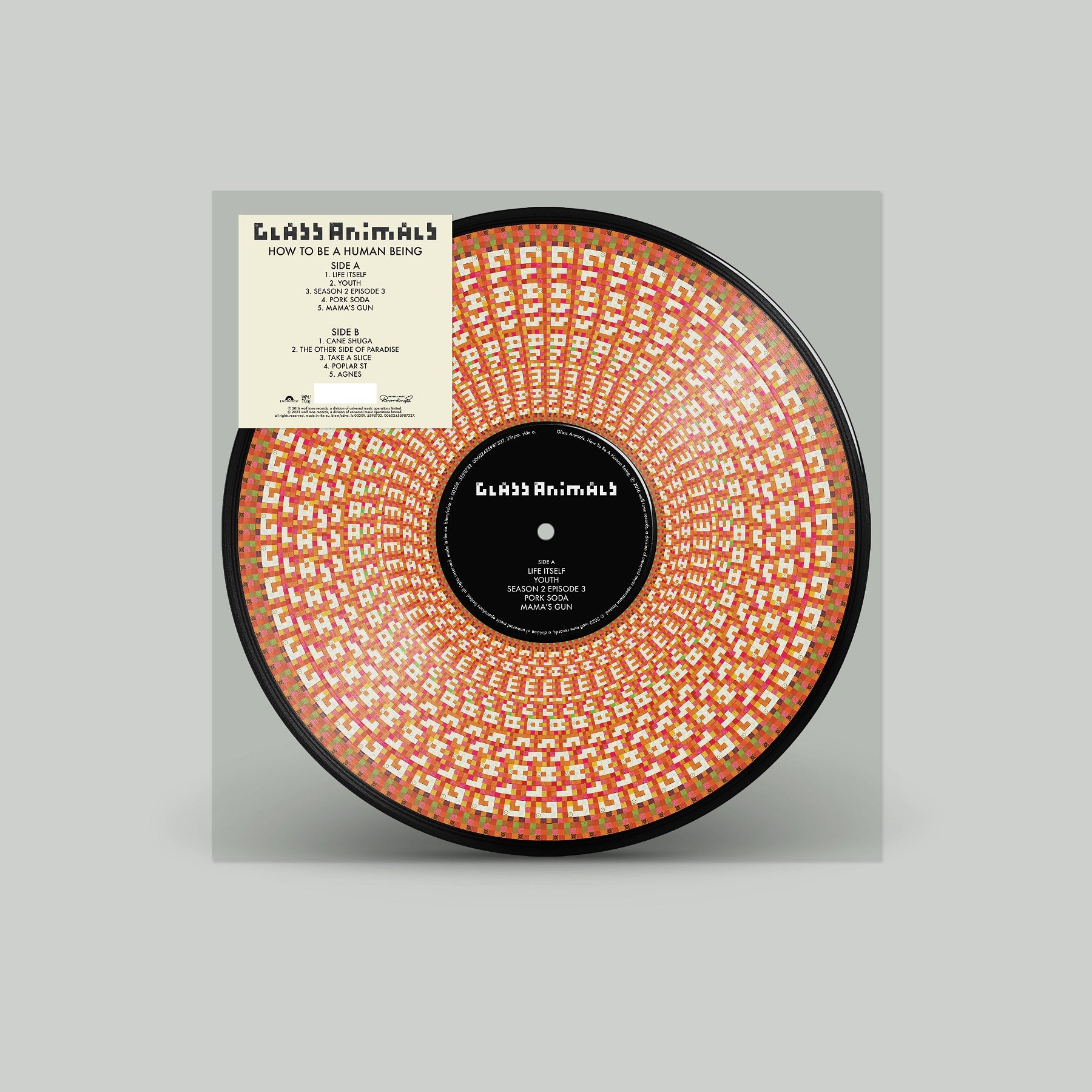 Glass Animals - How To Be A Human Being (Indie Exclusive, Zoetrope Picture Disc LP Vinyl) UPC: 602455987327