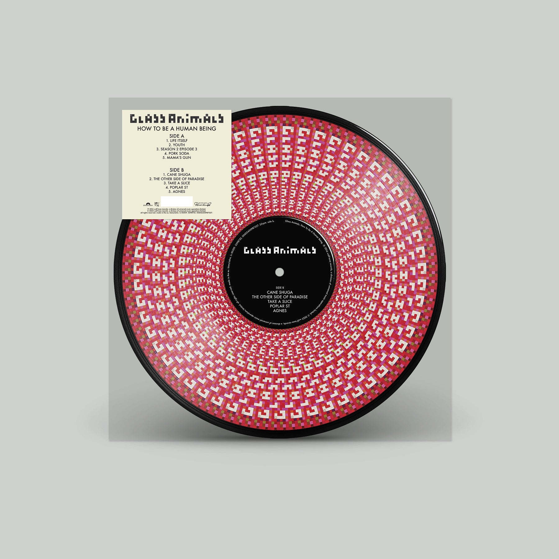 Glass Animals - How To Be A Human Being (Indie Exclusive, Zoetrope Picture Disc LP Vinyl) UPC: 602455987327