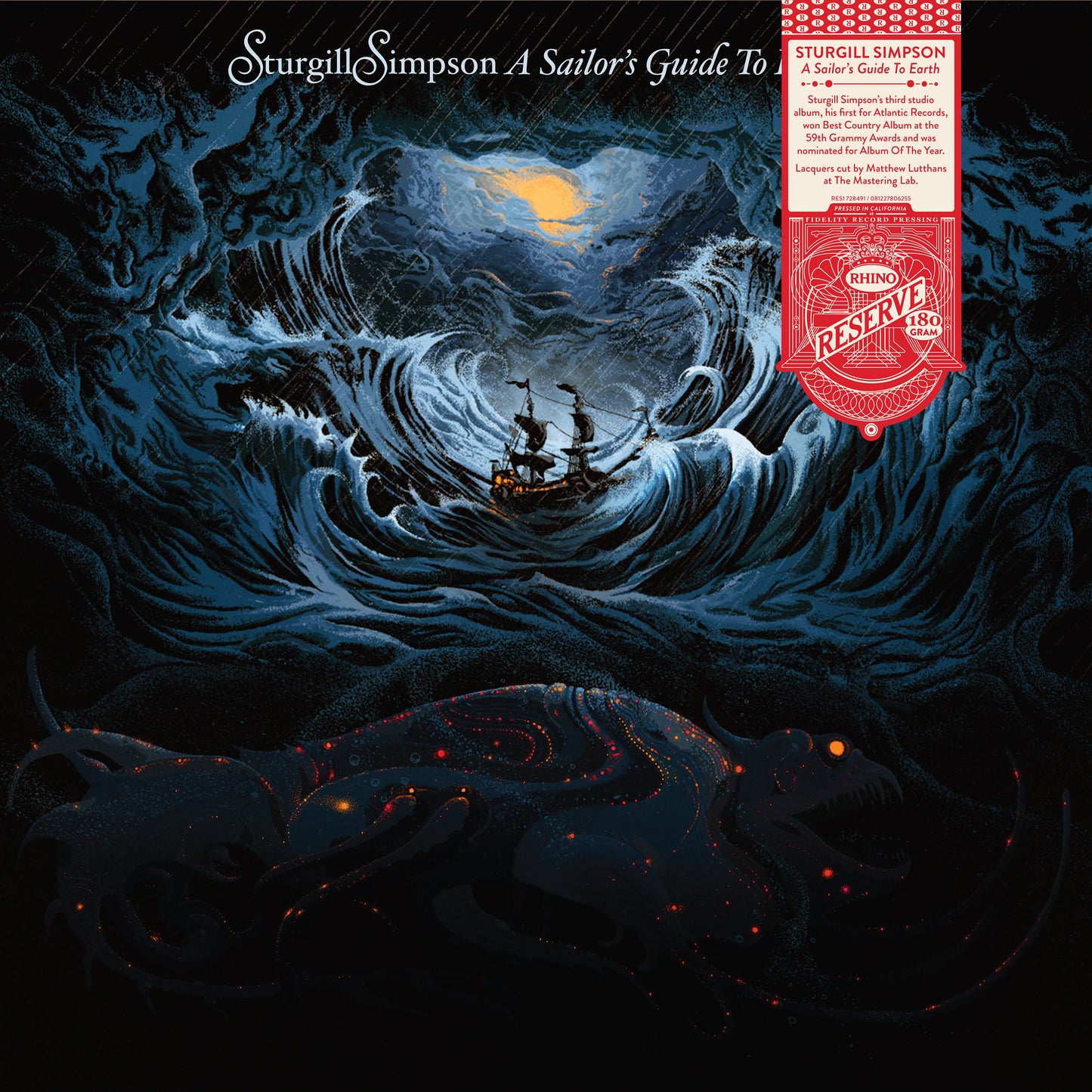 Sturgill Simpson - A Sailor's Guide to Earth (SYEOR 2026, Rhino Reserve, Black LP Vinyl) UPC: 81227806255