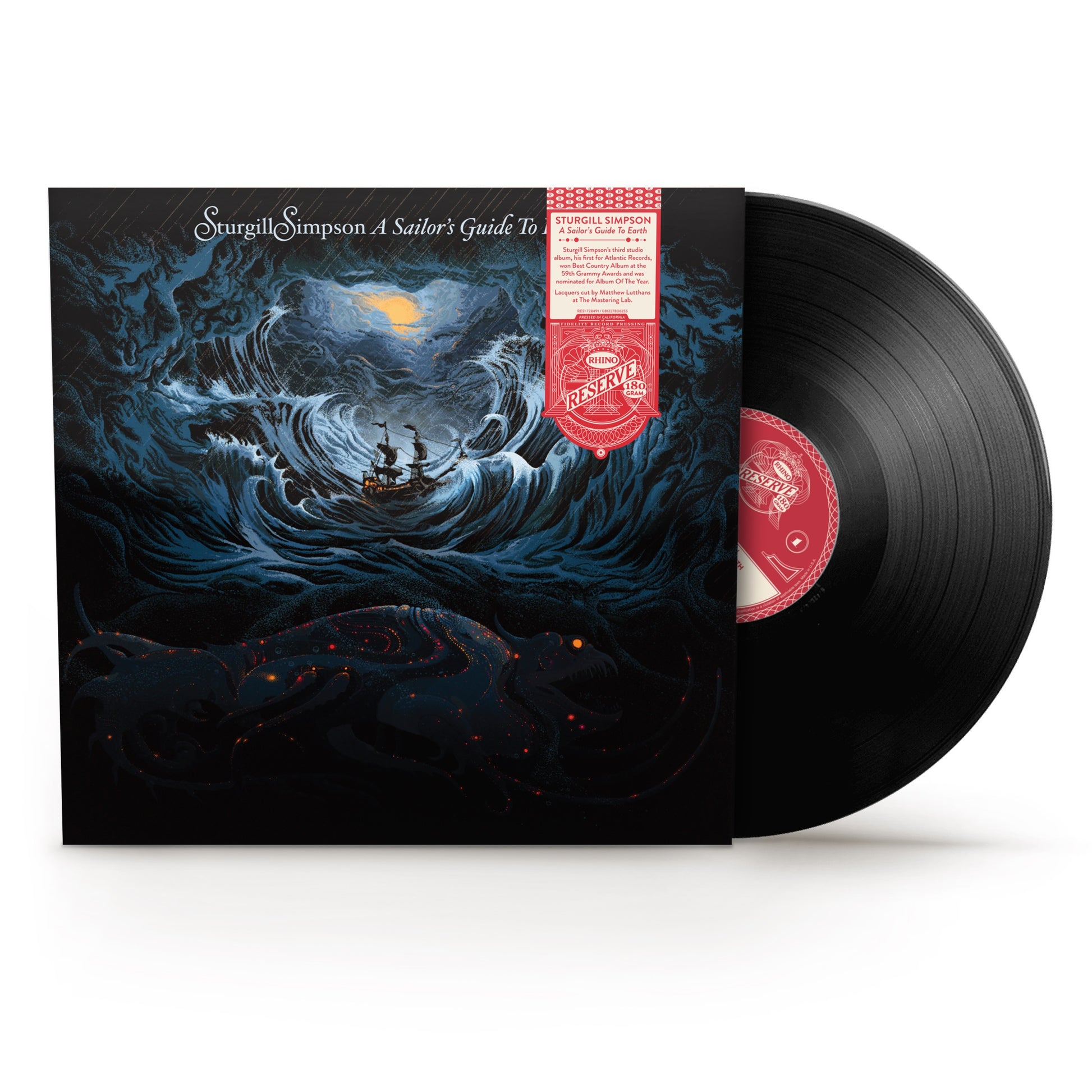 Sturgill Simpson - A Sailor's Guide to Earth (SYEOR 2026, Rhino Reserve, Black LP Vinyl) UPC: 81227806255