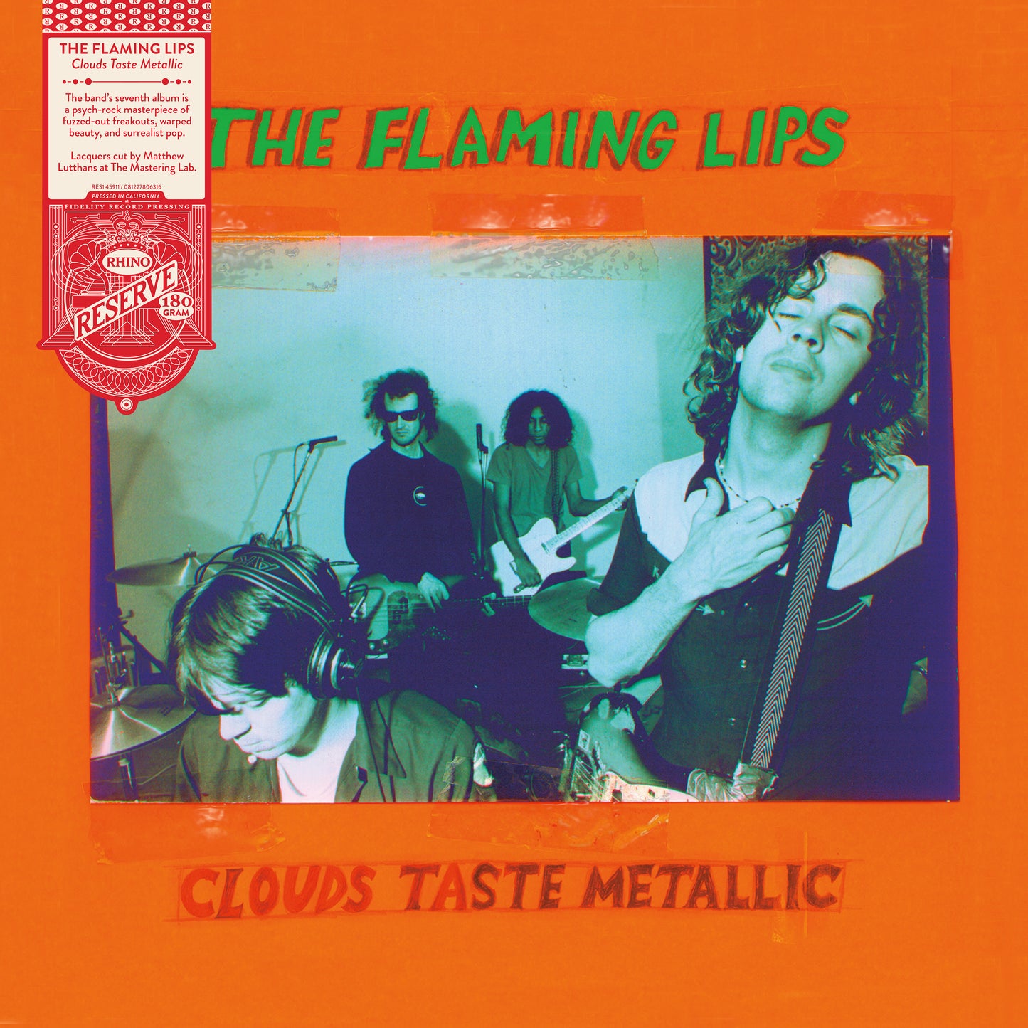 The Flaming Lips - Clouds Taste Metallic (SYEOR 2026, Rhino Reserve, Black LP Vinyl) UPC: 81227806316