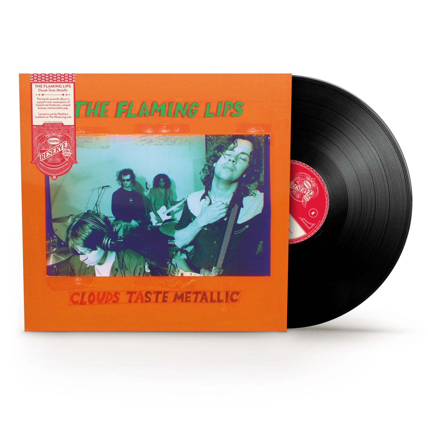 The Flaming Lips - Clouds Taste Metallic (SYEOR 2026, Rhino Reserve, Black LP Vinyl) UPC: 81227806316