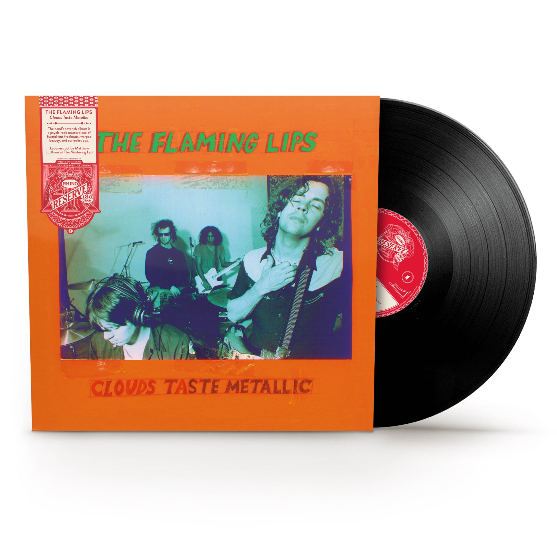 The Flaming Lips - Clouds Taste Metallic (SYEOR 2026, Rhino Reserve, Black LP Vinyl) UPC: 81227806316