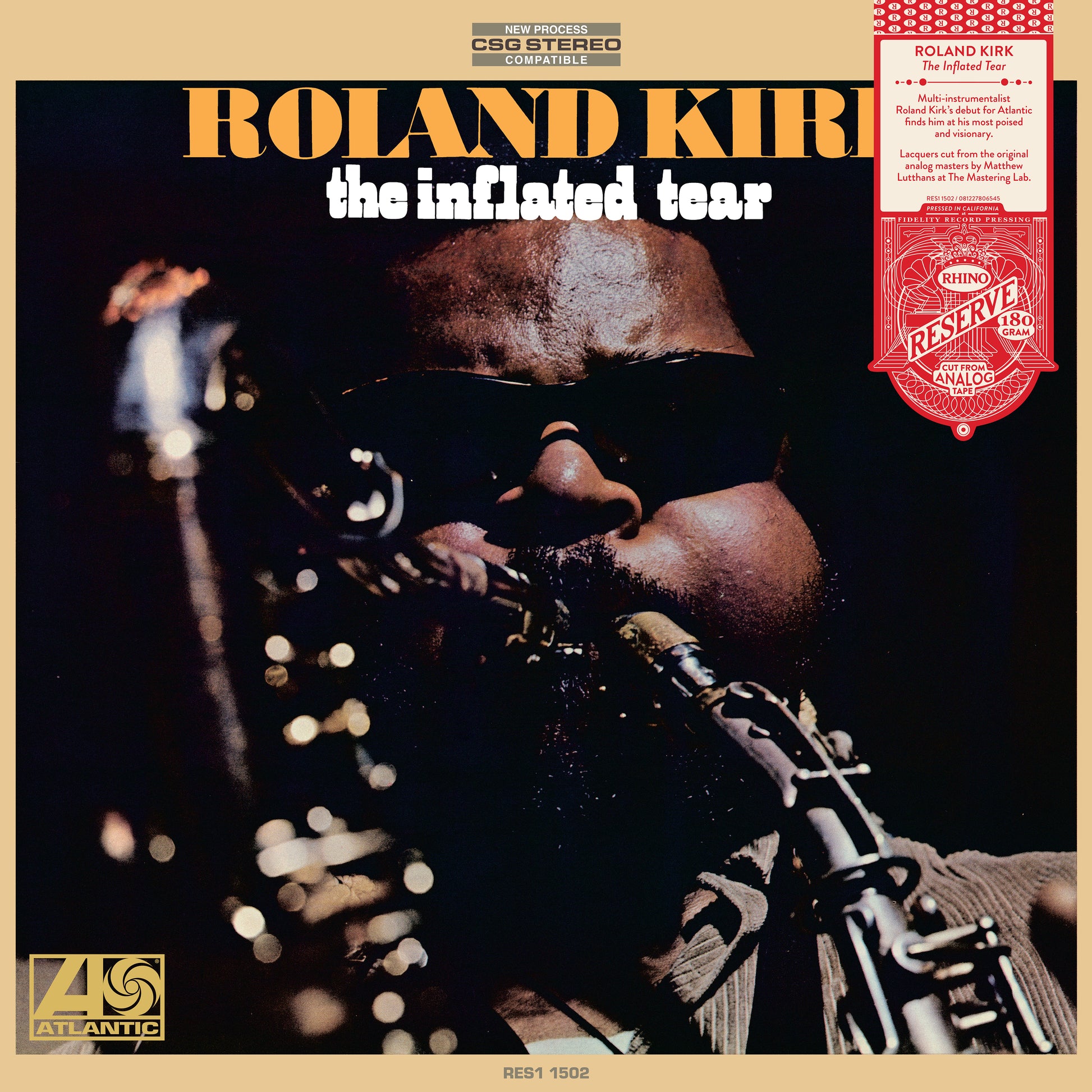 Roland Kirk - The Inflated Tear (SYEOR 2026, Rhino Reserve, Black LP Vinyl) UPC: 81227806545
