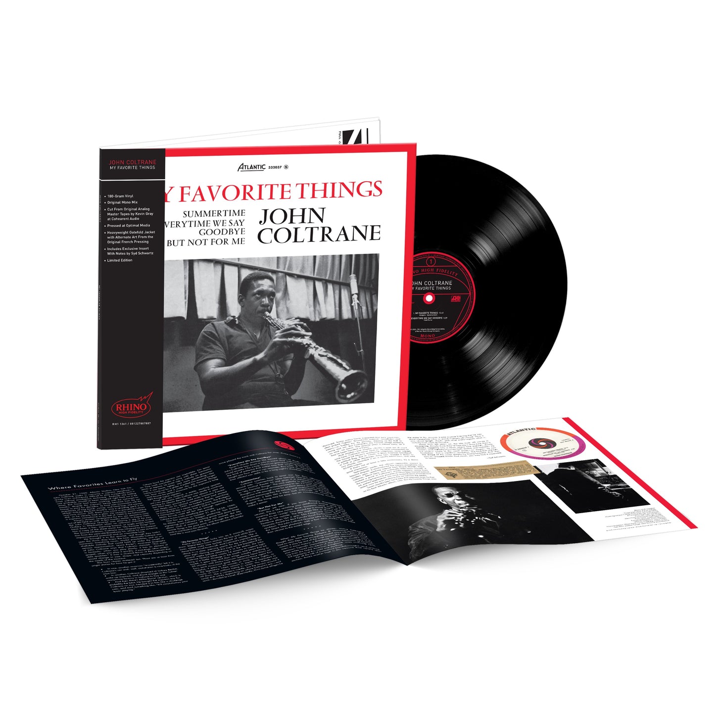 John Coltrane - My Favorite Things (SYEOR 2026, Rhino High Fidelity, Black LP Vinyl) UPC: 81227807887