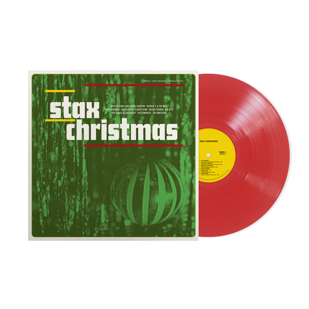 Various Artists - Stax Christmas (Red LP Vinyl) UPC: 888072540552 