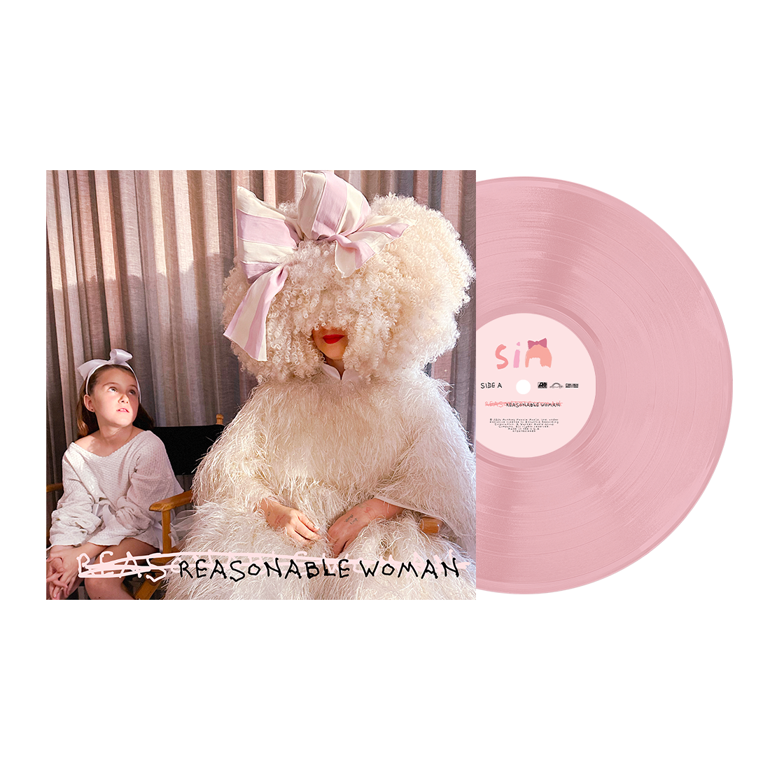 Sia - Reasonable Woman (Standard Edition, Gimme Love Baby Pink LP Vinyl) UPC: 075678610080