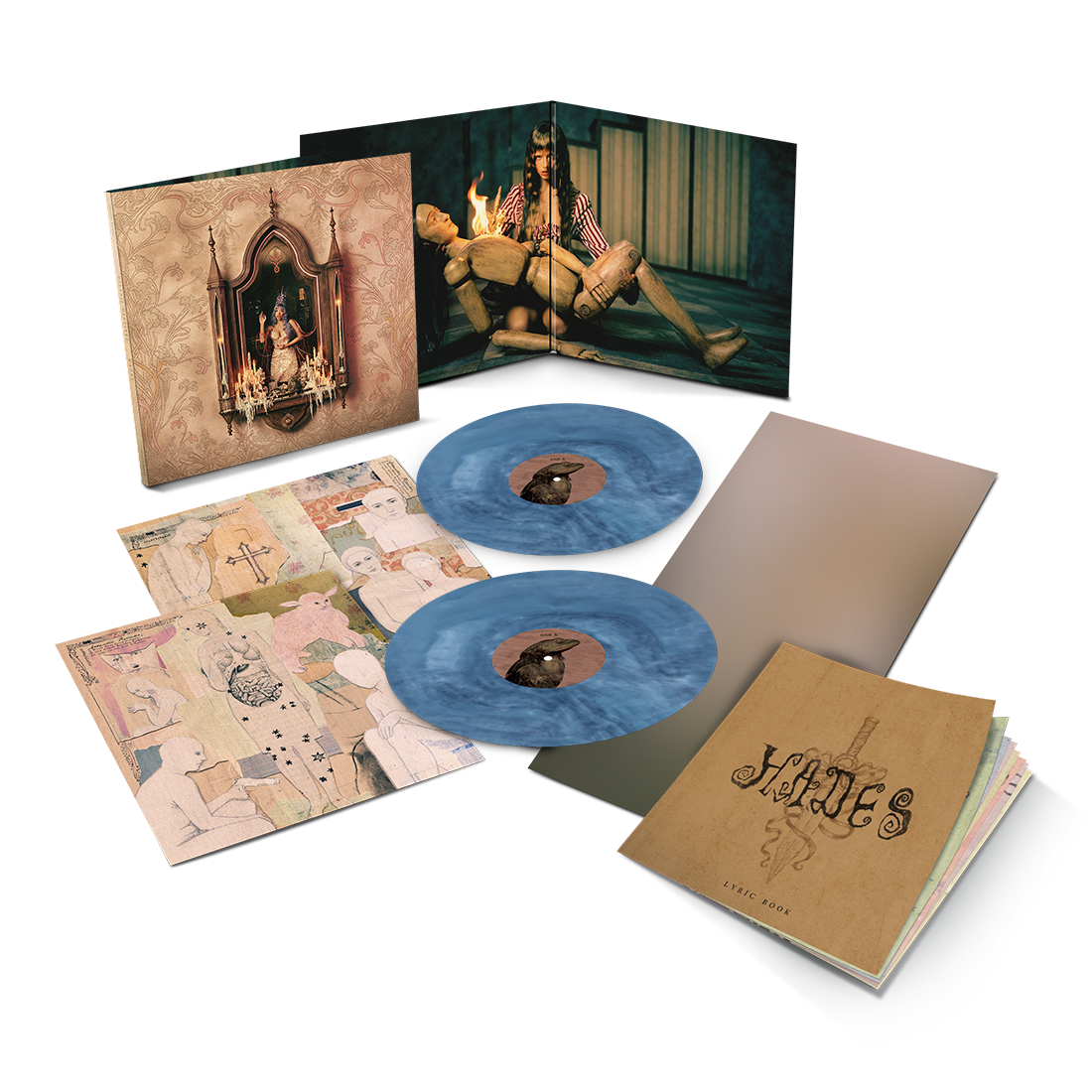 Melanie Martinez - HADES (Indie Exclusive, 2LP Aura Blue Vinyl, Randomized Poster Insert) UPC: 075678589225