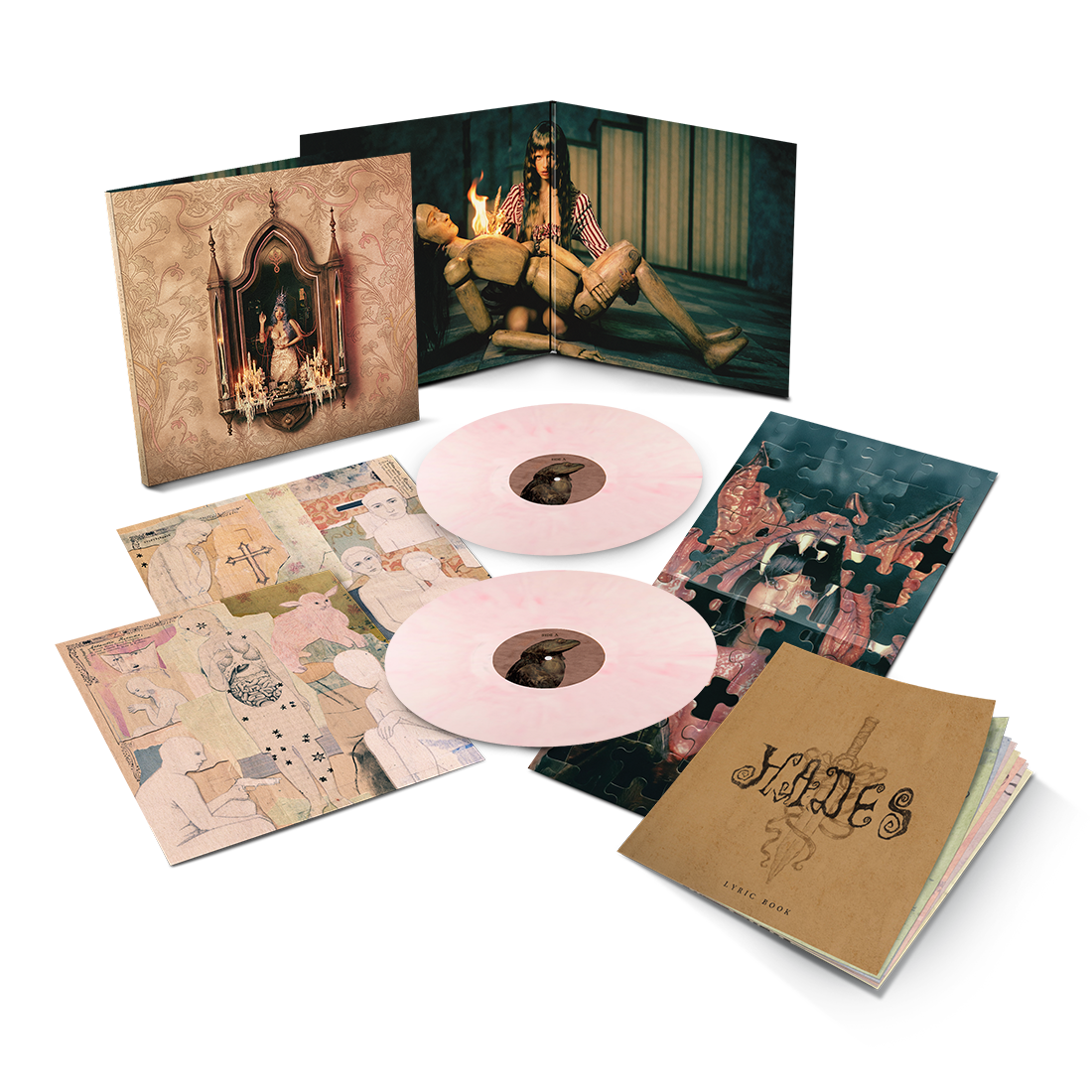 Melanie Martinez - HADES (Standard Edition, 2LP Victorian Blush Vinyl, Poster Insert) UPC: 075678589928