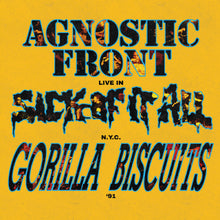 Agnostic Front, Gorilla Biscuits and Sick Of It All - Live In N.Y.C. '91 (Galaxy Colored LP Vinyl) UPC: 039911130216