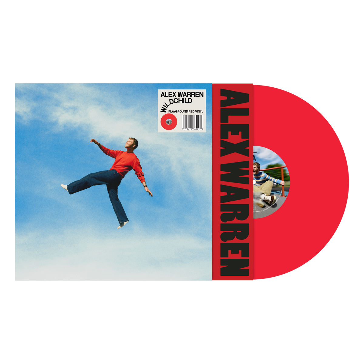 Alex Warren - Wildchild (Standard Edition, Red LP Vinyl) UPC: 075678585999