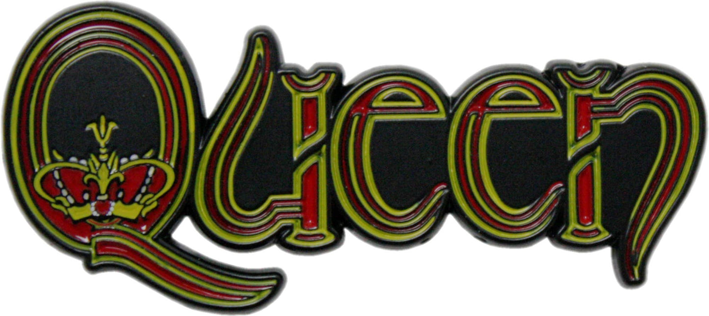 Enamel Pin - Queen - Logo - 1970s 1980s Rock Music Band