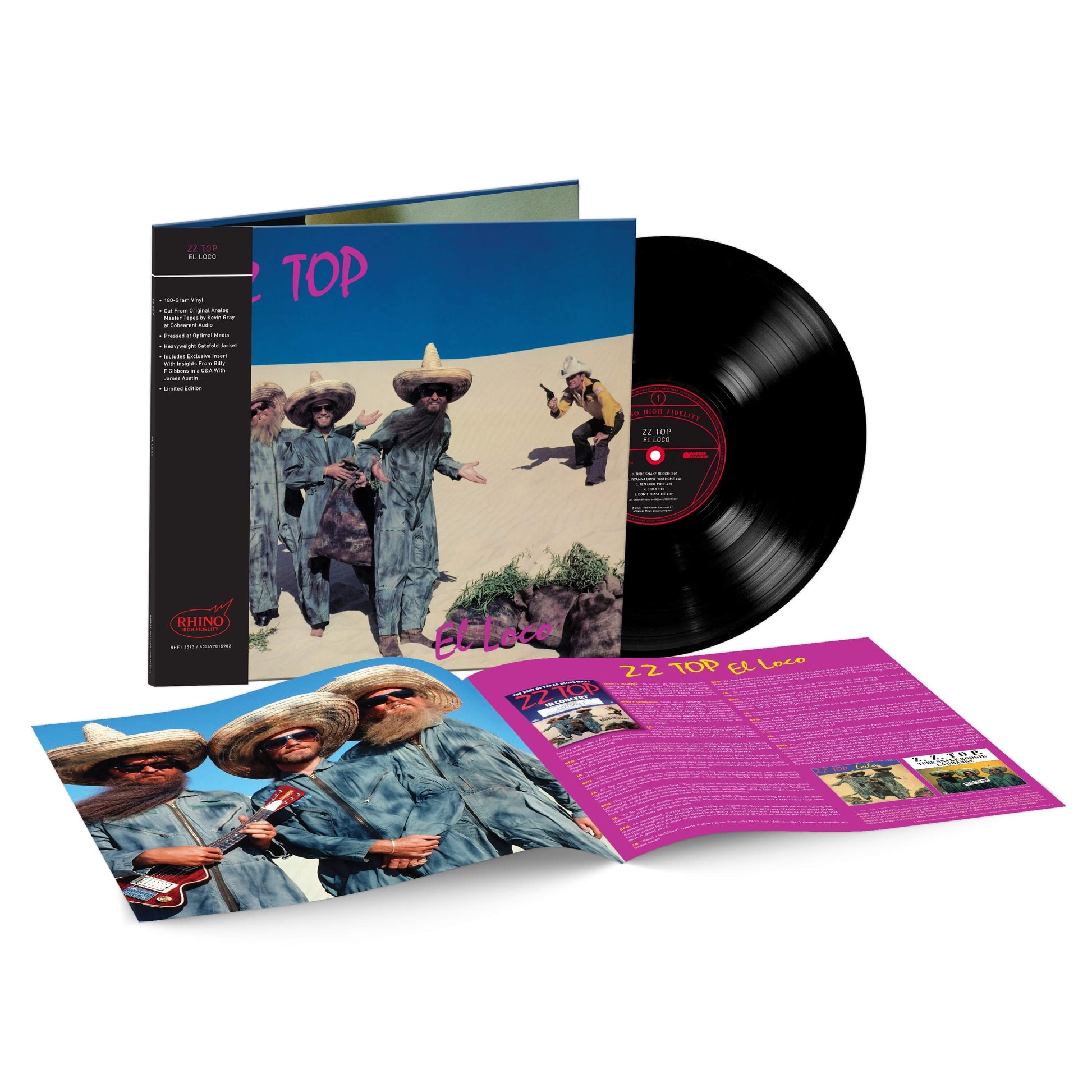 ZZ Top - El Loco (Rocktober 2025, Rhino High Fidelity, LP Vinyl) UPC: 081227810542