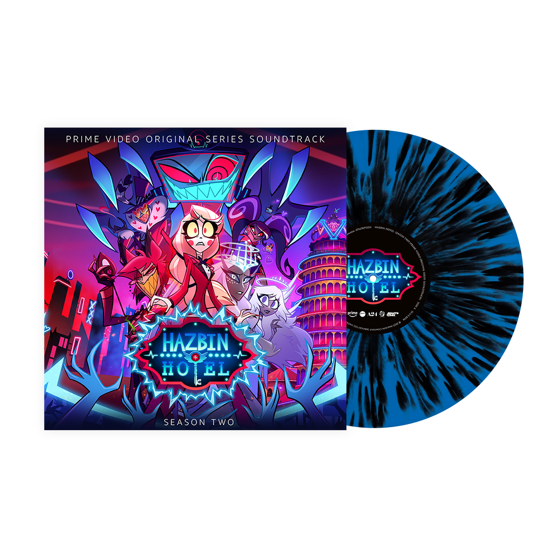 Hazbin Hotel: Season Two (Original Soundtrack) (Indie Exclusive, VoxTek Splatter LP Vinyl) UPC: 075678593284