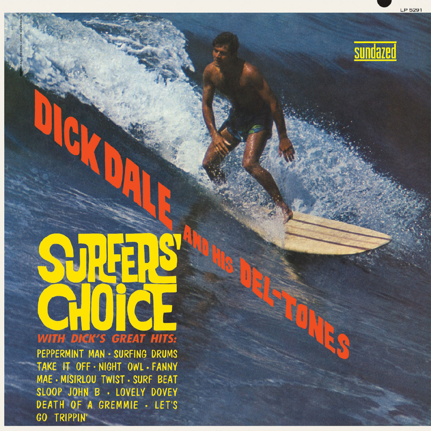 Dick Dale &amp; His Del-Tones - Surfers' Choice (Yellow LP Vinyl) UPC: 090771421517
