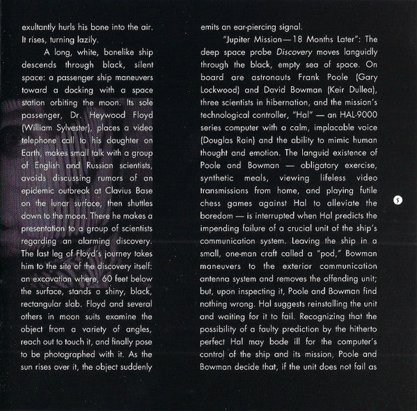 Various : 2001: A Space Odyssey (Original Motion Picture Soundtrack) (Album,Reissue,Remastered)