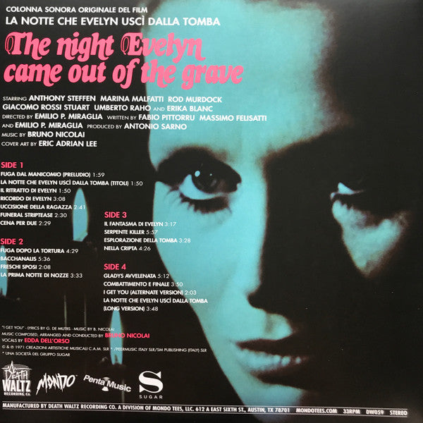 Bruno Nicolai : The Night Evelyn Came Out Of The Grave (Album,Limited Edition,Reissue,Remastered)