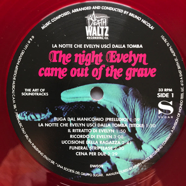 Bruno Nicolai : The Night Evelyn Came Out Of The Grave (Album,Limited Edition,Reissue,Remastered)