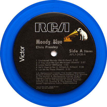 Elvis Presley : Moody Blue (LP,Album,Stereo)