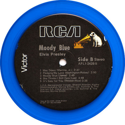 Elvis Presley : Moody Blue (LP,Album,Stereo)