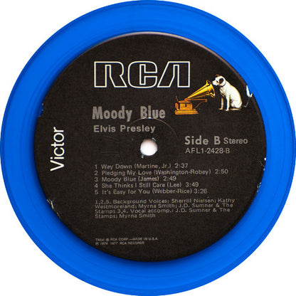 Elvis Presley : Moody Blue (LP,Album,Stereo)