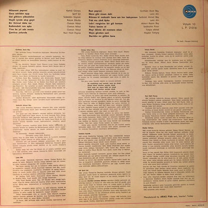 Kemal Gürses : Nihavent Rast-Faslı Volüm 10 (LP)
