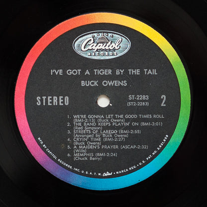 Buck Owens And His Buckaroos : I've Got A Tiger By The Tail (LP,Album,Stereo)