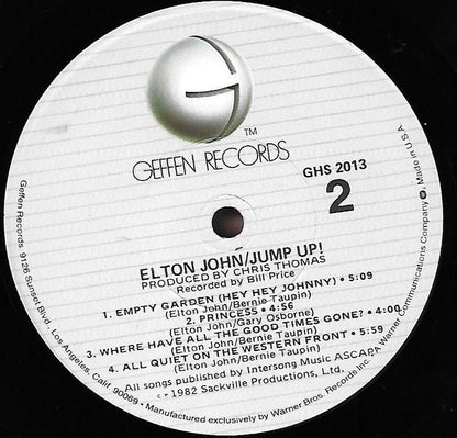 Elton John : Jump Up! (LP,Album)