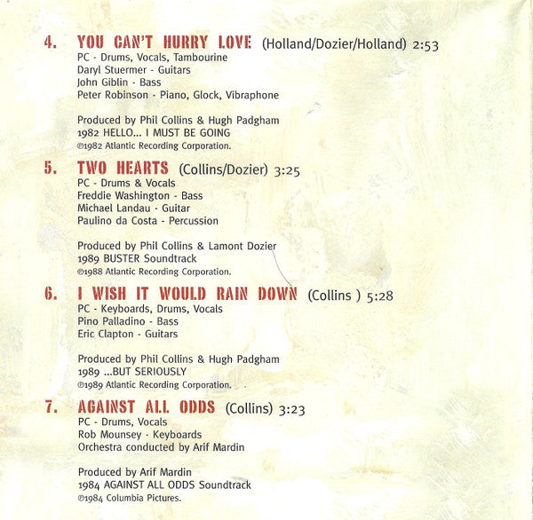 Phil Collins : ...Hits (Compilation,Repress)