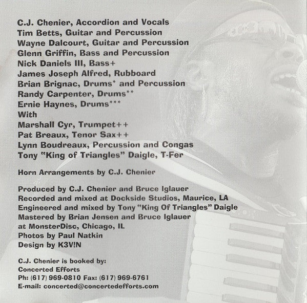 C.J. Chenier And The Red Hot Louisiana Band : Step It Up! (Album)