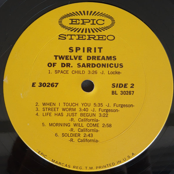 Spirit (8) : Twelve Dreams Of Dr. Sardonicus (LP,Album,Stereo)