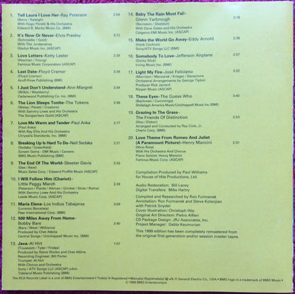 Various : Nipper's Greatest Hits - The 60's Volume 1 (Compilation,Remastered)