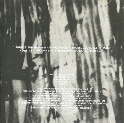 Psychedelic Furs, The : Book Of Days (Album)