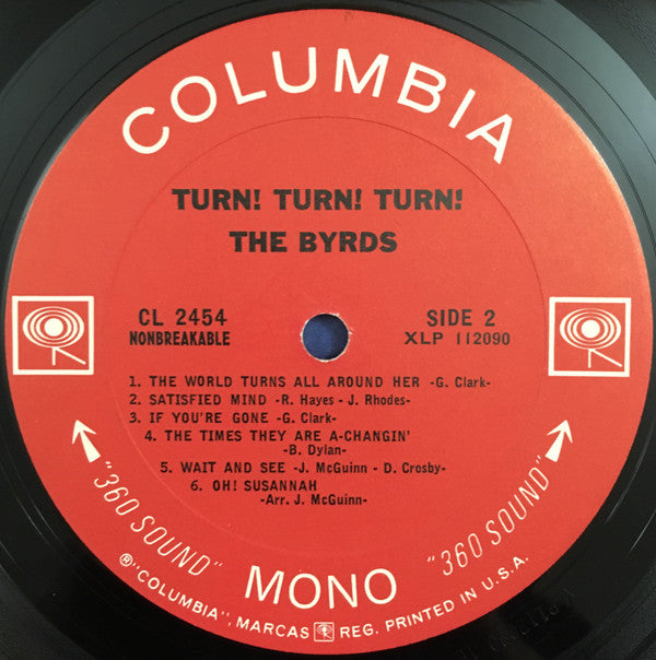 Byrds, The : Turn! Turn! Turn! (LP,Album,Mono)