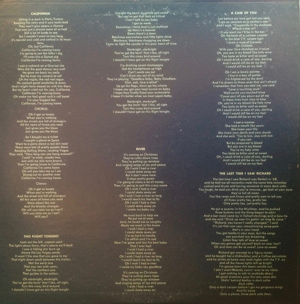 Joni Mitchell : Blue (LP,Album,Repress)