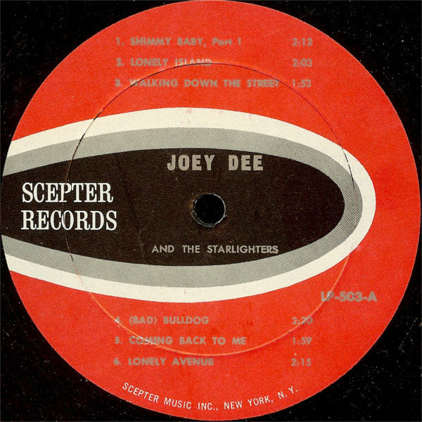 Joey Dee & The Starliters : The Peppermint Twisters (LP,Album,Mono)