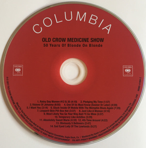 Old Crow Medicine Show : 50 Years Of Blonde On Blonde (Album)