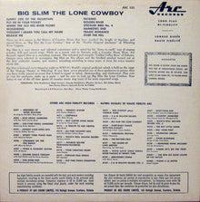 Big Slim The Lone Cowboy : The Lone Cowboy (LP,Reissue,Mono)